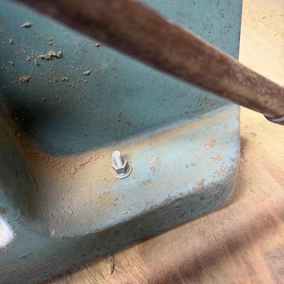 LOT 134: Arbor Press - Bolted to Bench