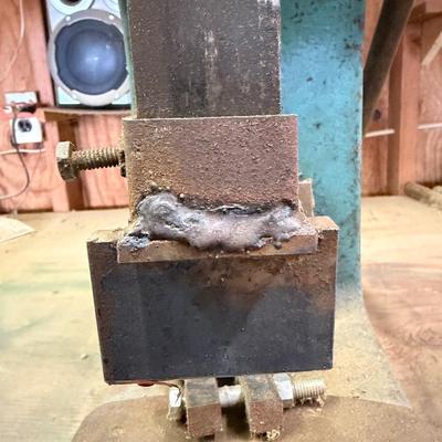 LOT 134: Arbor Press - Bolted to Bench