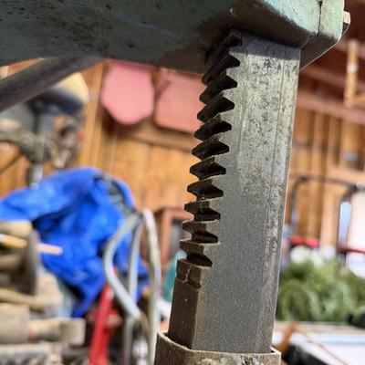 LOT 134: Arbor Press - Bolted to Bench
