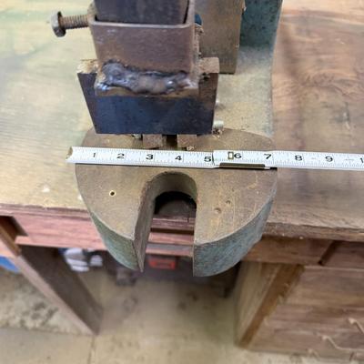 LOT 134: Arbor Press - Bolted to Bench