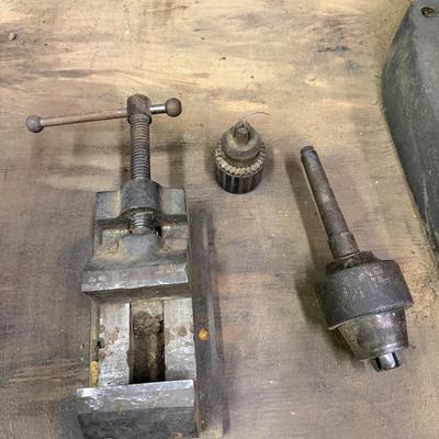 LOT 137 - Delta Milwaukee Drill Press w/ accessories - Heavy Duty