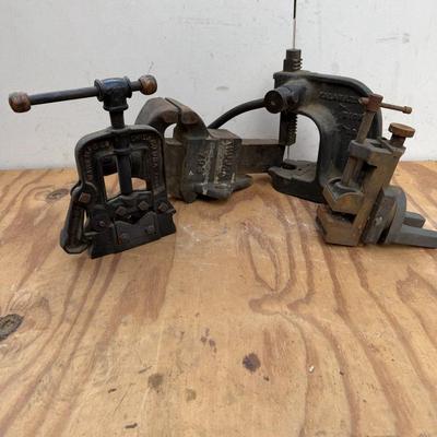 LOT 141 - Bench Vice Lot (4)