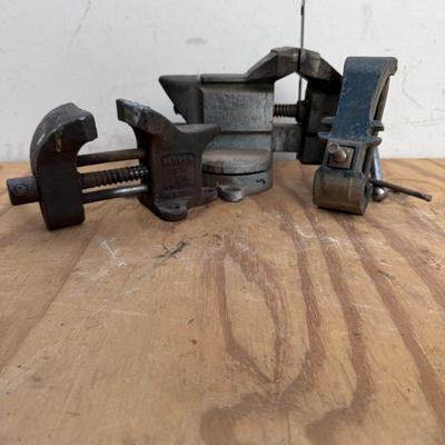 LOT 142 - Bench Vice Lot (3)