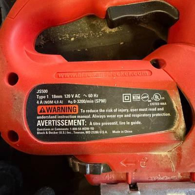 LOT 143 - Craftsman Electric Brad Nailer & Black & Decker Jigsaw