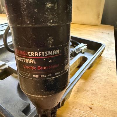 LOT 143 - Craftsman Electric Brad Nailer & Black & Decker Jigsaw