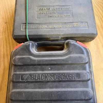 LOT 143 - Craftsman Electric Brad Nailer & Black & Decker Jigsaw