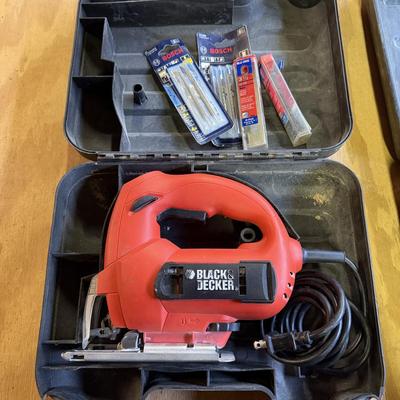LOT 143 - Craftsman Electric Brad Nailer & Black & Decker Jigsaw