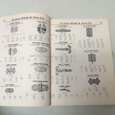 LOT 147: Elisha Webb & Son Co. Ship Equipment Catalog, Old Ironsides Sketchbook, Sun Shipbuilding and Lodge 802 Agreement Programs...