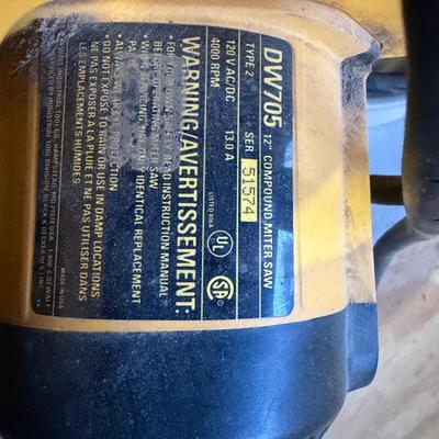 LOT 148 - DeWalt Compound Miter Saw