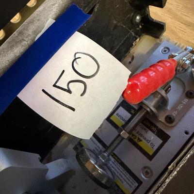 LOT:: 150 - Drill Master Portable Pocket Hole Jig Kit, Craftsman Angle Gringer, & Dovetail Templates