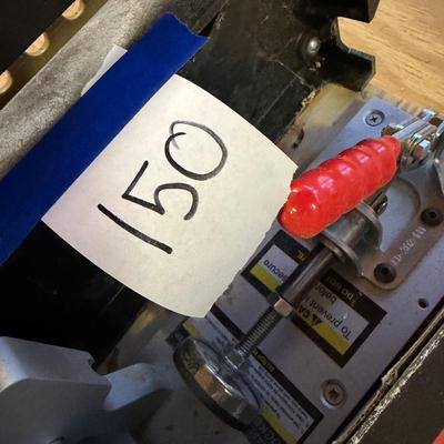 LOT:: 150 - Drill Master Portable Pocket Hole Jig Kit, Craftsman Angle Gringer, & Dovetail Templates