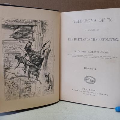 LOT 154: The Boys of '76 Illustrated 1876, Rabble in Arms 1947, Hail, Nathan Hale 1965 & More