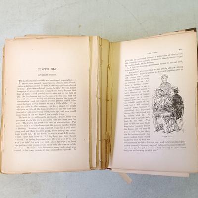 LOT 155: Mark Twain's Life on the Mississippi 1883 Illustrated James R. Osgood and Co.