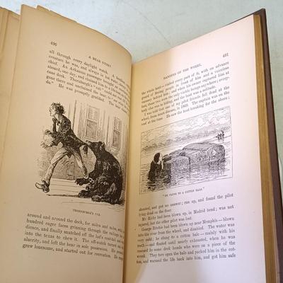 LOT 155: Mark Twain's Life on the Mississippi 1883 Illustrated James R. Osgood and Co.