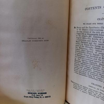 LOT 156: Henry M. Stanley's In Darkest Africa 1890 Vol II, Abbot's Panama and the Canal 1913 & More