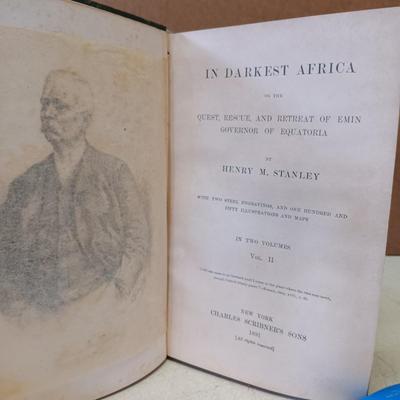 LOT 156: Henry M. Stanley's In Darkest Africa 1890 Vol II, Abbot's Panama and the Canal 1913 & More