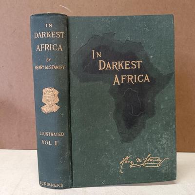 LOT 156: Henry M. Stanley's In Darkest Africa 1890 Vol II, Abbot's Panama and the Canal 1913 & More