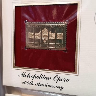 LOT 159: Postal Commemorative Society 22kt Gold Proof Replicas of US Stamps (24 Pages)