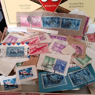 LOT 160: Large Collection of Antique and Vintage Stamps