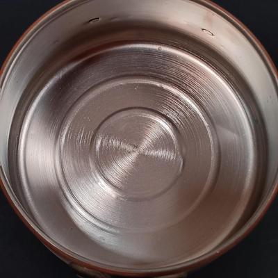 LOT 162: Vintage Copper Double Boiler and Kettle