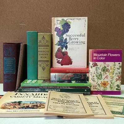 LOT 172: Vintage Gardening and Crafting Books