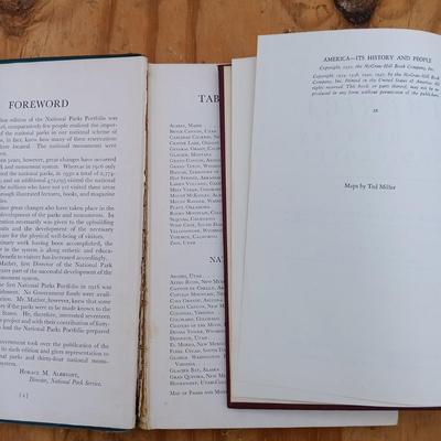 LOT 173: Charles Morris' Decisive Events in the Story of the Great Republic 1891, National Parks Portfolio 1931 & More