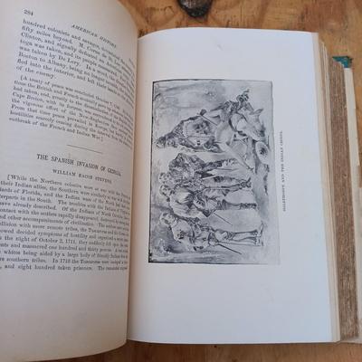 LOT 173: Charles Morris' Decisive Events in the Story of the Great Republic 1891, National Parks Portfolio 1931 & More