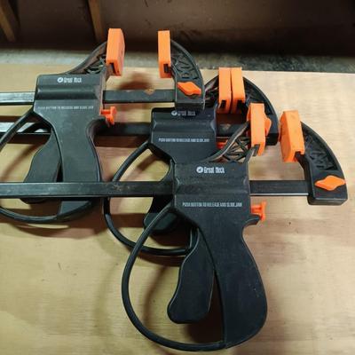 LOT 176: Bar Clamps, Corner Clamps & Spring Clamps