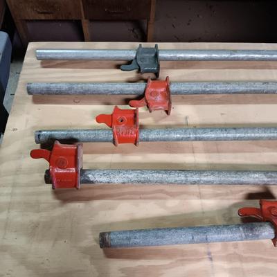 LOT 178: Woodworking Pipe Clamps