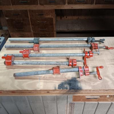 LOT 178: Woodworking Pipe Clamps