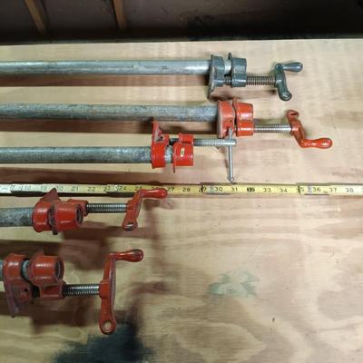 LOT 178: Woodworking Pipe Clamps