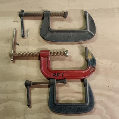 LOT 179: Large Collection of C-Clamps
