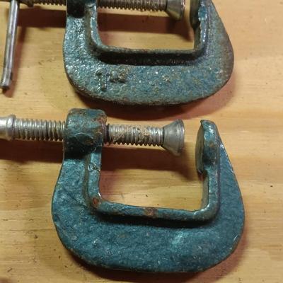 LOT 179: Large Collection of C-Clamps