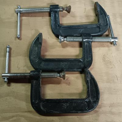LOT 179: Large Collection of C-Clamps