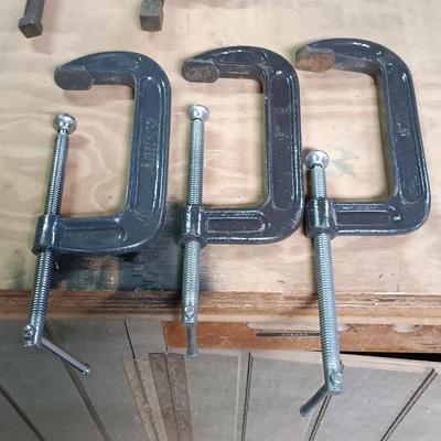 LOT 179: Large Collection of C-Clamps