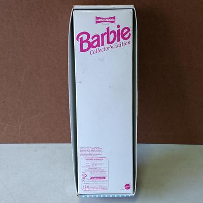 LOT 182: Vintage 1996 Happy Holidays Barbie, 1992 Little Debbie Barbie & Barbie Ornaments