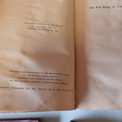 LOT 183: First Aid Book 1973, Vintage 4-H Pennant, The Red Badge of Courage 1962 & More