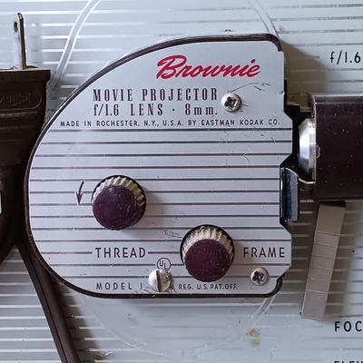 LOT 184: Brownie 8mm Movie Projector, Quik Splice Movie Maker's Workshop, Baia 8mm Movie Editor & More