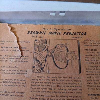 LOT 184: Brownie 8mm Movie Projector, Quik Splice Movie Maker's Workshop, Baia 8mm Movie Editor & More