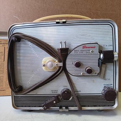 LOT 184: Brownie 8mm Movie Projector, Quik Splice Movie Maker's Workshop, Baia 8mm Movie Editor & More