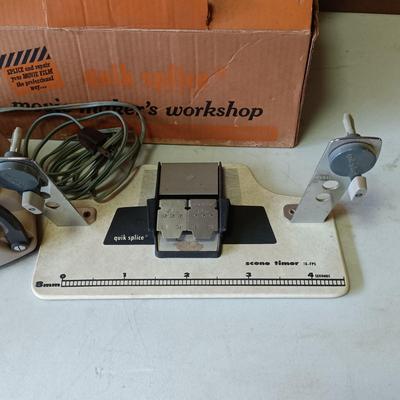 LOT 184: Brownie 8mm Movie Projector, Quik Splice Movie Maker's Workshop, Baia 8mm Movie Editor & More