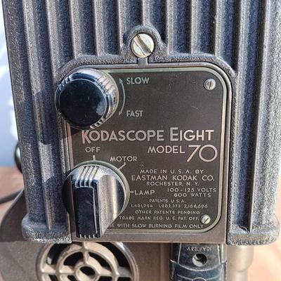 LOT 185: Bell & Howell Autoload Super 8 Projector, Kodascope 8 Model 70 Film Projector, Flex Dual Beam Movie Light & More