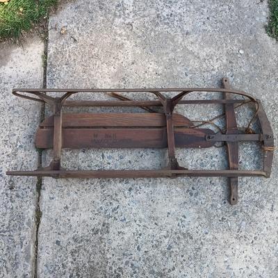 LOT 186: Set of (3) Vintage Sleds - American Racer, Monoplane & Yankee Clipper