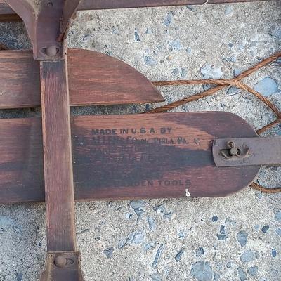 LOT 186: Set of (3) Vintage Sleds - American Racer, Monoplane & Yankee Clipper