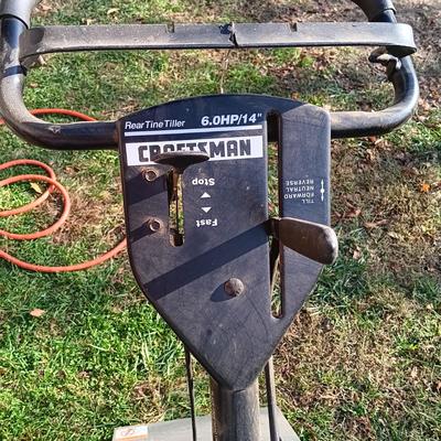 LOT 188: Craftsman Intek 6.0 HP 14" RearTine Tiller