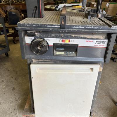 LOT 222: Craftsman 12" Band Saw & Variable Speed 16" Scroll Saw