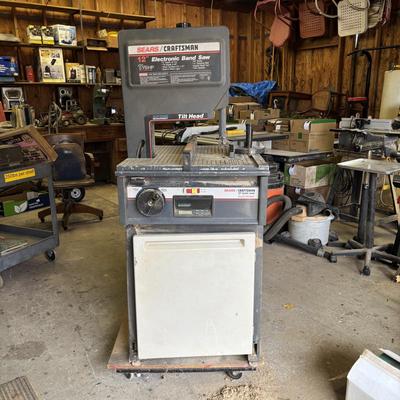 LOT 222: Craftsman 12" Band Saw & Variable Speed 16" Scroll Saw