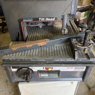 LOT 222: Craftsman 12" Band Saw & Variable Speed 16" Scroll Saw