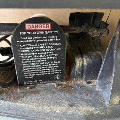 LOT 222: Craftsman 12" Band Saw & Variable Speed 16" Scroll Saw