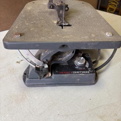 LOT 222: Craftsman 12" Band Saw & Variable Speed 16" Scroll Saw